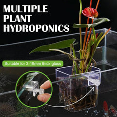 Youdaju ABS material plant holder offers durable, odor-free housing for aquatic life.