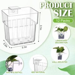 Youdaju aquarium plant holder with hook simplifies setup and replanting.