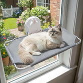 Youmtool cat window perch with suction cup for secure, tool-free installation