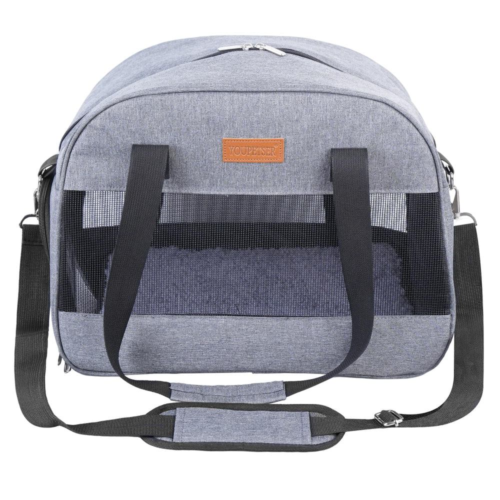 YOUPETSER cat carrier with sturdy frame under seat for secure travel