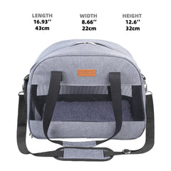 YOUPETSER cat carrier triple mesh ventilation for open airflow