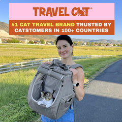 Your Cat Backpack Travel Cat Navigator bag top window for easy access.