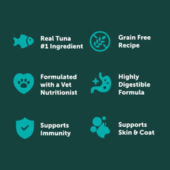 Your Pet's Kitchen real tuna ingredient highlights premium fish flavor