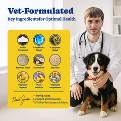 YoYoBay bottle label highlights 6B CFUs for gut balance.