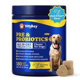 YoYoBay dog probiotics bottle promotes daily digestive wellness.