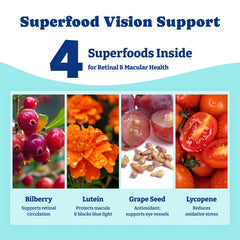 YoYoBay ingredients bilberry and lutein for retinal support.