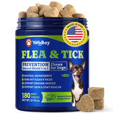 YoYoBay natural shield 5-in-1 chews for dogs, bacon-and-sweet-potato flavor, supports immune health