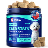 YoYoBay Tear Stain Support soft chews in a bottle improve daily eye comfort.