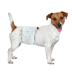 Ypfyed disposable dog diapers male 96-count close-up showing absorbent core for leak protection