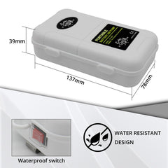 YQMIGU battery-powered aerator runs on two D-batteries for long sessions.