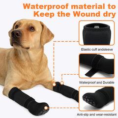 yrenoer dog socks anti-licking coverage guards paw areas