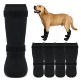 yrenoer dog socks with waterproof non-slip soles protect paws on slick floors