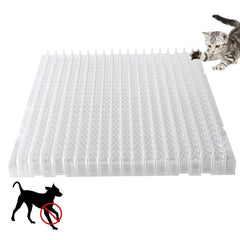 Ysglory cat spike mat packaging showing a 10-piece deterrent set.