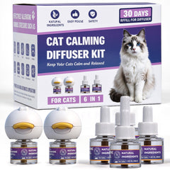 Ytcx.Tech cat calming diffuser set with two plug-ins for steady anxiety relief.