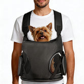 YUDODO dog front-backpack ergonomic design for hands-free hiking