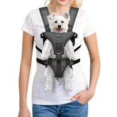 YUDODO front pet carrier backpack with ergonomic shoulder straps for comfortable carrying on day trips