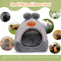 YUEPET cave bed with wide entrance for easy pet access.