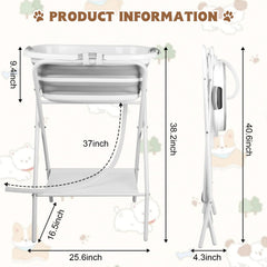 YUEPET collapsible tub stand for compact storage and quick setup