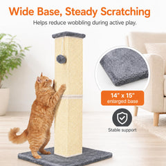 YULOYI natural sisal wrap ensures durability against sharp claws while remaining non-toxic.