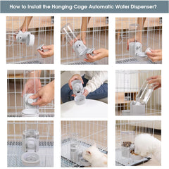 Yummy Sam detachable auto gravity feeder for easy cleaning.