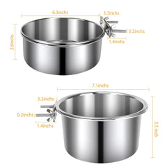 Yummy Sam stainless steel food bowl that's easy to clean and rust-resistant.