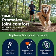 Close-up of YuMOVE Senior chewables, easy to feed as a treat.
