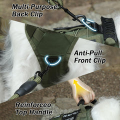 Yungaspy harness durable 1000D nylon outer with breathable inner mesh