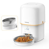 Yuposl automatic cat feeder front view showing sleek design for reliable meals