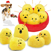 YZHDUXIU dog squeak toys nuggets pack for engaging, reward-driven play.