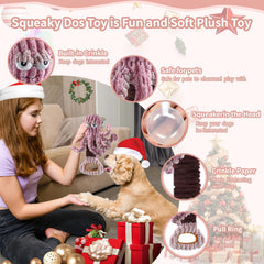 YZHDUXIU extendable-spring belly dog toy fuels tug of war.
