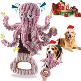 YZHDUXIU octopus squeaky head toy invites active play and retrieval.