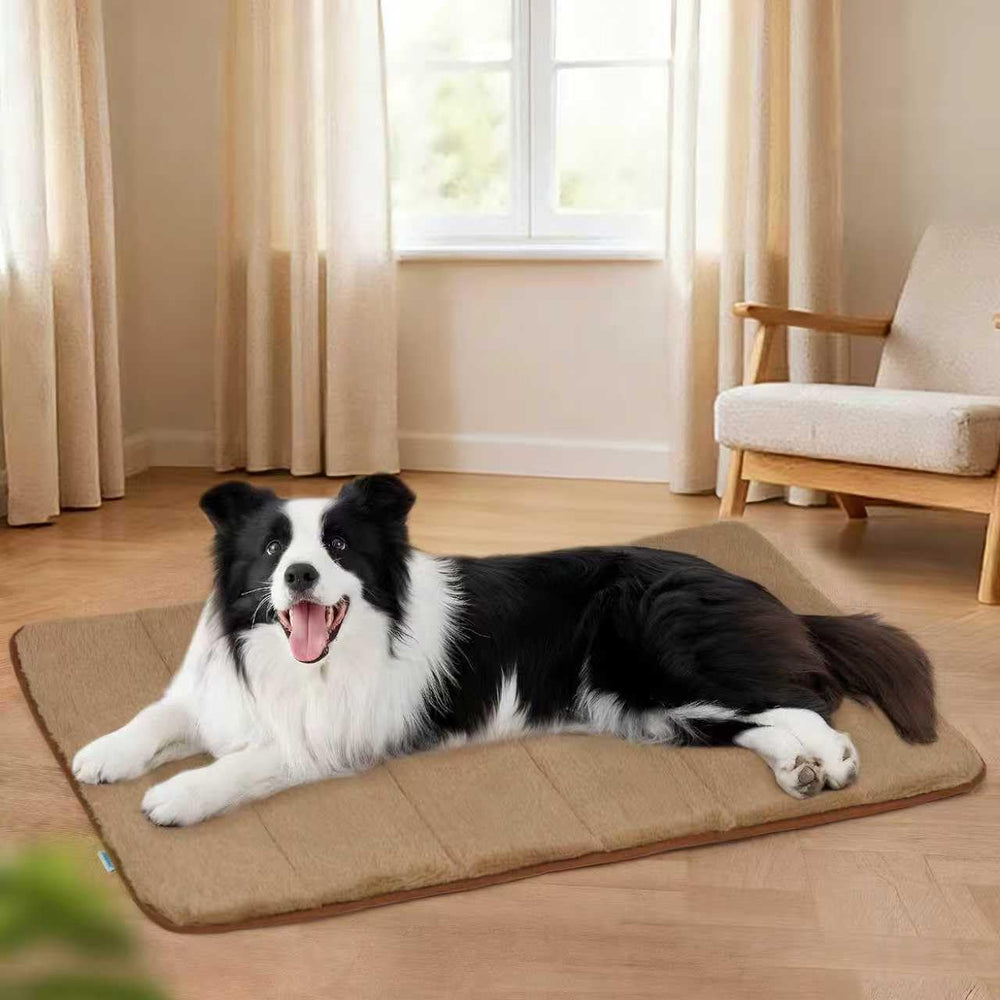 ZAKAPAWS 35x23 memory foam crate pad for large dogs with plush surface
