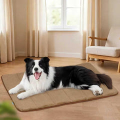ZAKAPAWS 35x23 memory foam crate pad for large dogs with plush surface