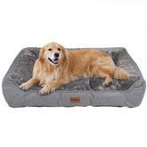 ZAKAPAWS orthopedic dog bed extra-large top view shows generous sleeping space for joints