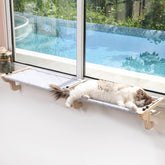 Zakkart Easy Seat window sill perch for a stable cat view and cozy lounging.