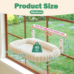 Zakkart SnugCloud heavy-duty metal frame provides stable lounging for larger cats