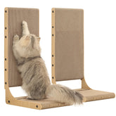 Zakkart two-pack L-shaped cat scratcher for walls and furniture protection.