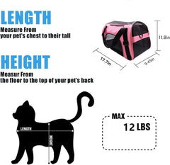 ZaneSun cat carrier side pocket holds toys and essentials for quick access