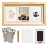 ZAPVLVT paw-print frame assembly ready-to-display keepsake for pets.