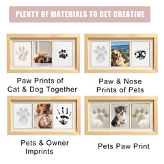 ZAPVLVT two clay packs and papers offer flexible multi-paw prints.