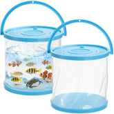 ZAVOOS foldable aquarium with lid for safe transport during trips.