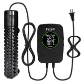 ZazaFi Aquarium Heater 300W front view showing compact design and control panel