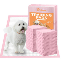 Zdolmy absorbent-core training pad captures spills and reduces odors for house training.