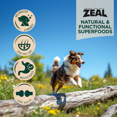 ZEAL Canada air-dried beef with green-lipped mussels for joint support potential