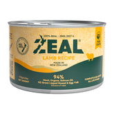 ZEAL New Zealand wet cat food can with lamb showing high-protein nourishment