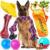 Zeaxuie 12-pack main heavy chew toys for powerful chewers and mental engagement