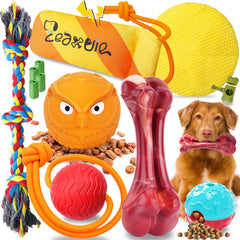 Zeaxuie owl treat dispenser toy for engaging rewards during playtime