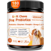 ZEBORA Probiotics for Dogs soft chews support digestive health and daily wellness.