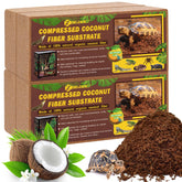 ZeeDix coconut fiber substrate brick pack expanding for terrarium bedding
