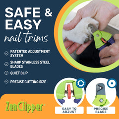 Zen Clipper Precise laser-etched measurements ensure consistent cuts